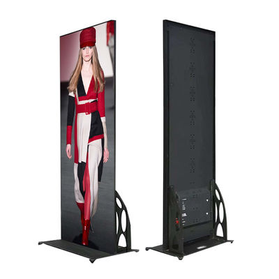 صفحه نمایش لمسی کیوسک علامت گذاری دیجیتال 5ms P1.87 Floor Stand Advertising Display