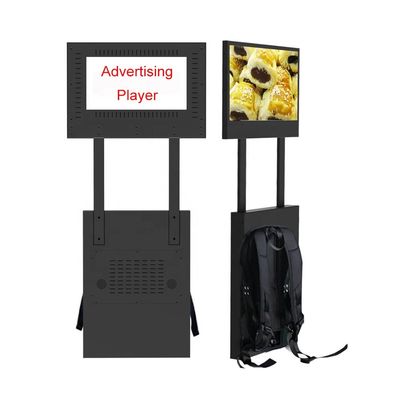 در فضای باز قابل حمل دیجیتال LCD سیگنال تبلیغات سیگنال تبلیغاتی 23.6 &quot;اثبات خرابکاری