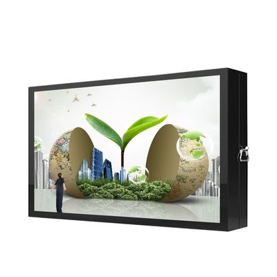 Anti Glare Glass IP65 Signage Advertising Signage Outdoor Wall Mounted