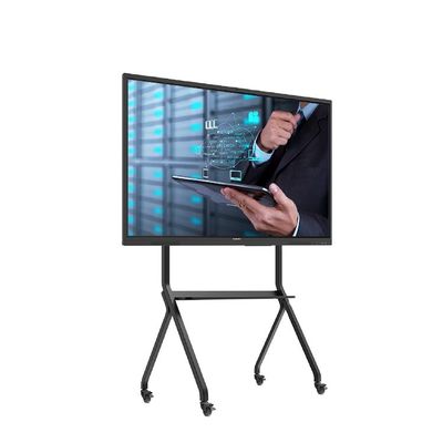 صفحه نمایش لمسی دیجیتال هوشمند 4k قابل حمل InteractiveWhiteboard Standing 300W