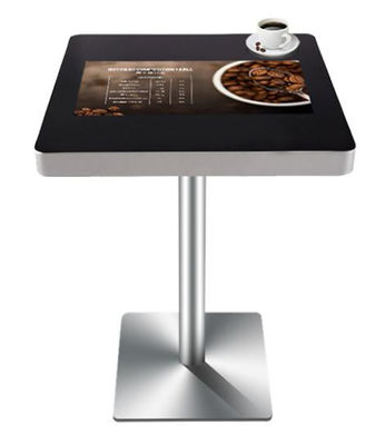 22 اینچ نوار قهوه خوری میز لمسی صفحه نمایش تبلیغاتی کیوسک T نوع