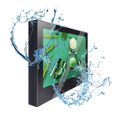 4K FHD IP65 ضد آب دیواری LCD علامت دیجیتال با لمس خازنی