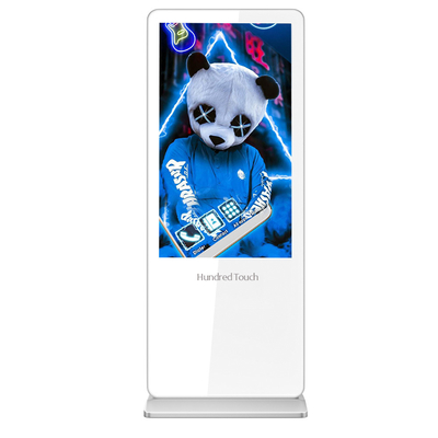 پوسترهای دیجیتال تبلیغاتی اندرویدی 32 اینچی مستقل با USB Plug And Play مادون قرمز لمسی