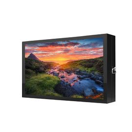 Wall Mount Outdoor Lcd Digital Signage Nano Capacitive Touch پیکربندی تایمر