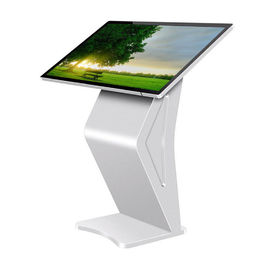 علامت های تجاری دیجیتال تبلیغاتی 43 اینچ صفحه نمایش لمسی خازنی LCD افقی را نمایش می دهد