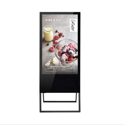 تبلیغات رستوران صفحه نمایش دیجیتال قابل حمل با صفحه نمایش تبلیغاتی