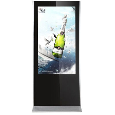 50 اینچ کف ایستاده علامت های دیجیتال پخش کننده ویدیو کیوسک صفحه نمایش LCD تبلیغات