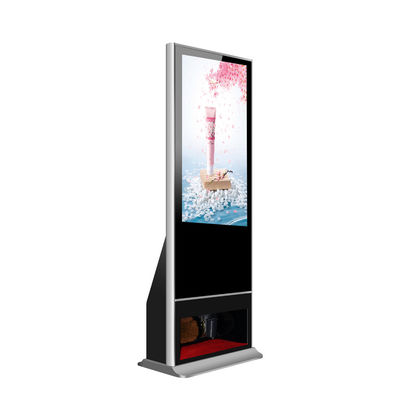 نمایشگر تبلیغاتی علامت های دیجیتال LCD آسانسور با کیوسک تمیز کردن کفش